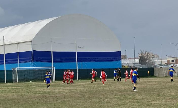 Immagine d'archivio di una recente partita disputata dal Moncalvo Calcio