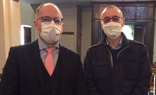 Il sindaco Rasero con l'assessore all'Ambiente Renato Berzano