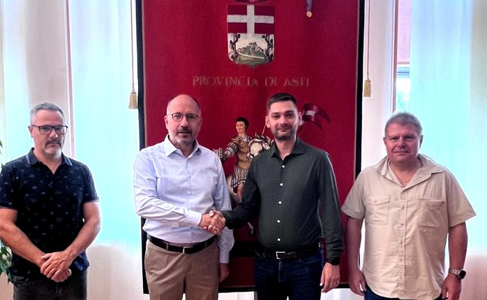 La delegazione ricevuta in Provincia