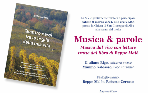 La cornice della Chiesa di San Giuseppe di Alba presenta "Musica e Parole"