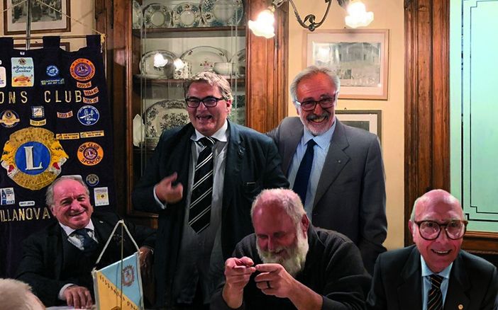 Enrico Anghilante al Lions Club Villanova d'Asti Enrico Anghilante al Lions Club Villanova d'Asti
