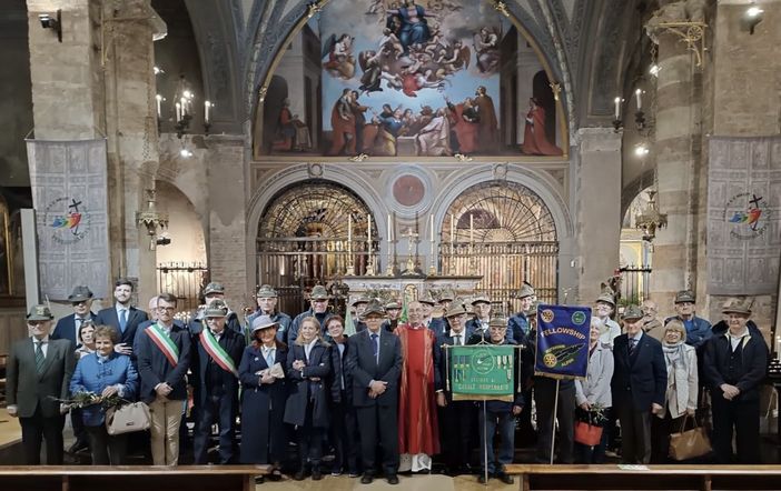 I partecipanti alla cerimonia all’interno della Basilica del Santuario di Crea I partecipanti alla cerimonia all’interno della Basilica del Santuario di Crea