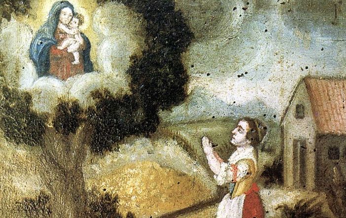 Ex voto ottocentesco dedicato alla Madonna del Bosco