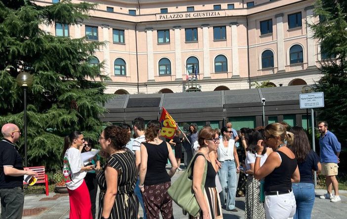 Il presidio della scorsa estate