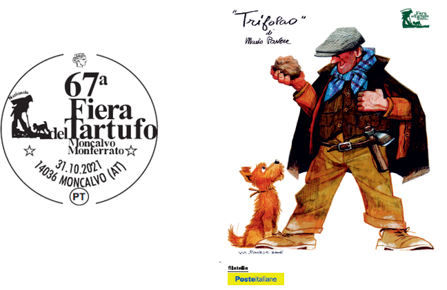 "Una storia profumata al tartufo lunga almeno 500 anni". Annullo filatelico a Moncalvo per la 67esima Fiera del Tartufo