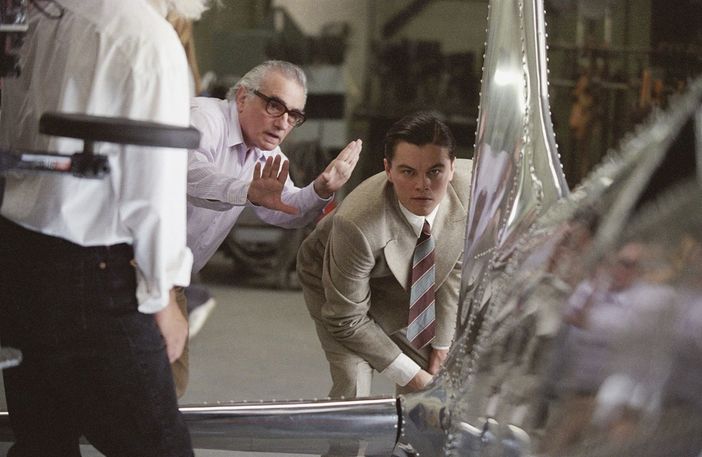 Scorsese e Di Caprio sul set Scorsese e Di Caprio sul set