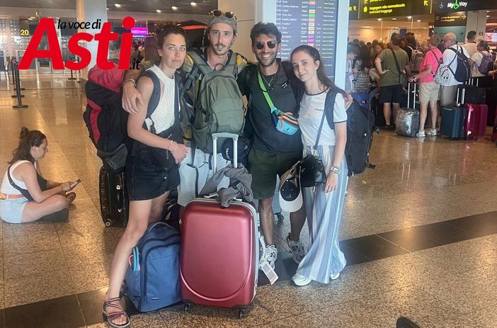 Nell'immagine, da sinistra a destra: Giulia Sirio, Danilo Balbo, Alessandro Bacci e Denisa Cozminca