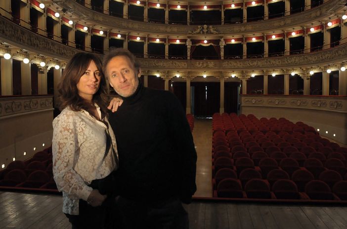 Chiara Buratti e Massimo Barbero