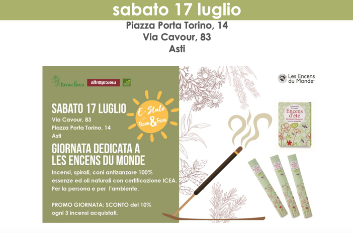 Sabato 17 luglio in casa Rava e Fava giornata dedicata ai repellenti antizanzare per casa e giardino