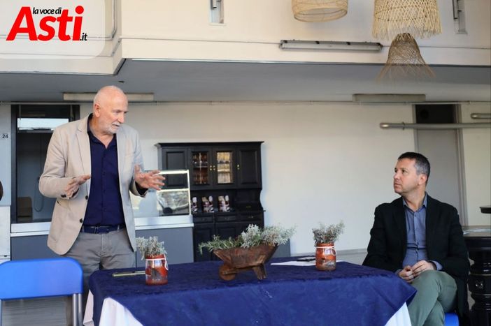 Il dirigente Marino con il sindaco Migliasso (MerfePhoto)