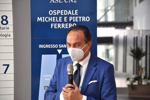 Il presidente della Regione Piemonte, Alberto Cirio
