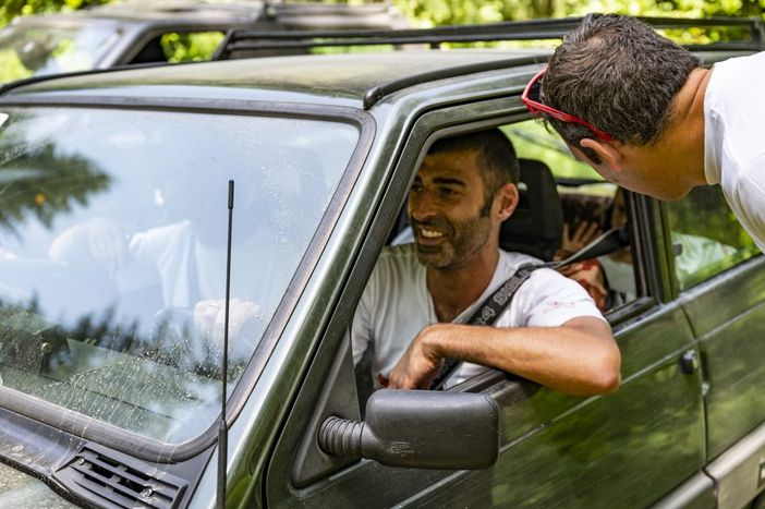 Facile vedere grandi sorrisi tra i partecipanti ai Panda OffRoad Games