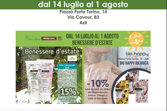 Un luglio ricco di appuntamenti estivi in casa Rava e Fava Un luglio ricco di appuntamenti estivi in casa Rava e Fava