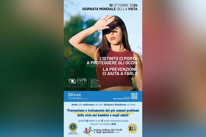Il Polo Universitario di Asti ospiterà una conferenza sui problemi della vista