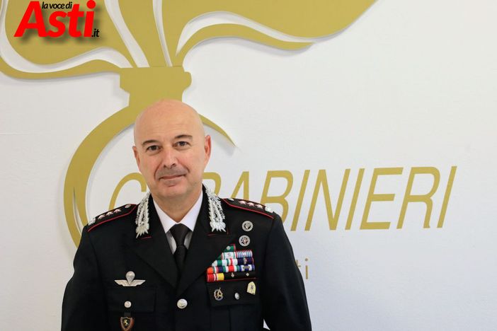 Il comandante provinciale carabinieri di Asti, Giovanni Di Niso