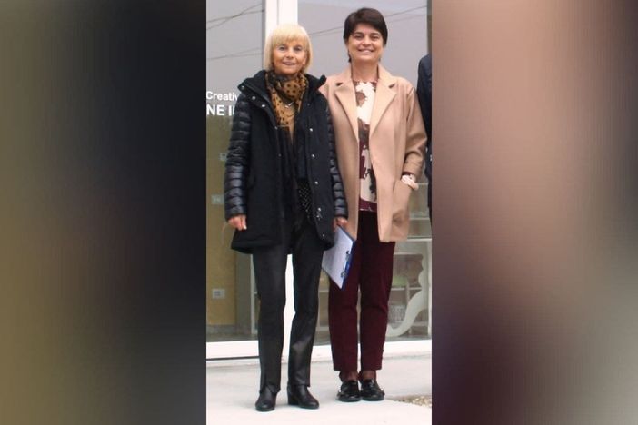 Barbara Botto (a destra) con la madre Ada Bruna Morando, fondatrice della Cooperativa Sociale Nuovi Orizzonti