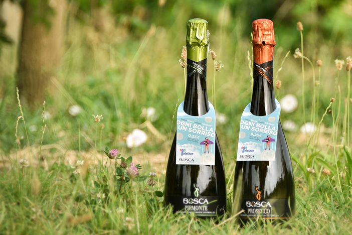 La Bosca di Canelli sostiene Telethon con l'iniziativa 'Ogni bolla, un sorriso'