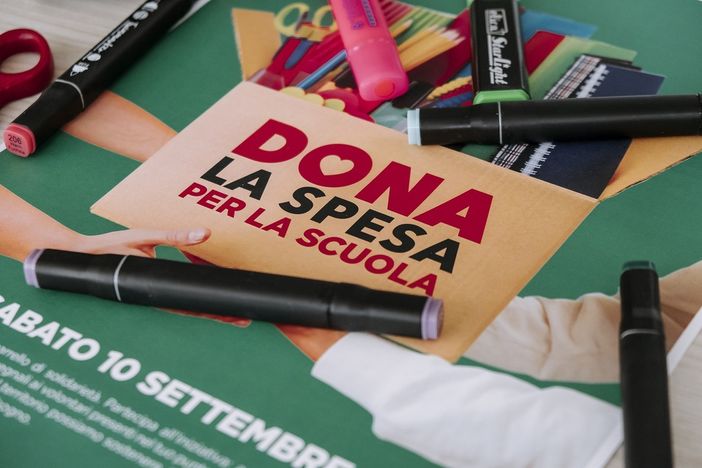 Sabato 10 settembre si rinnoverà l'appuntamento con "Dona la Spesa per la Scuola"