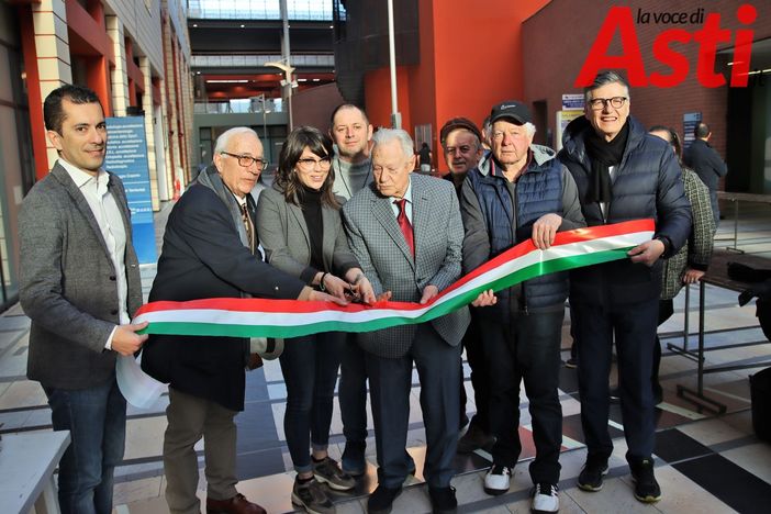 Il padrino Bruno Prosdocimi con l'assessore Pietragalla, Marco Gabusi, Andrea Morando, Stacchini e Sacco (vicino al fratello Mario) Ph MerfePhoto