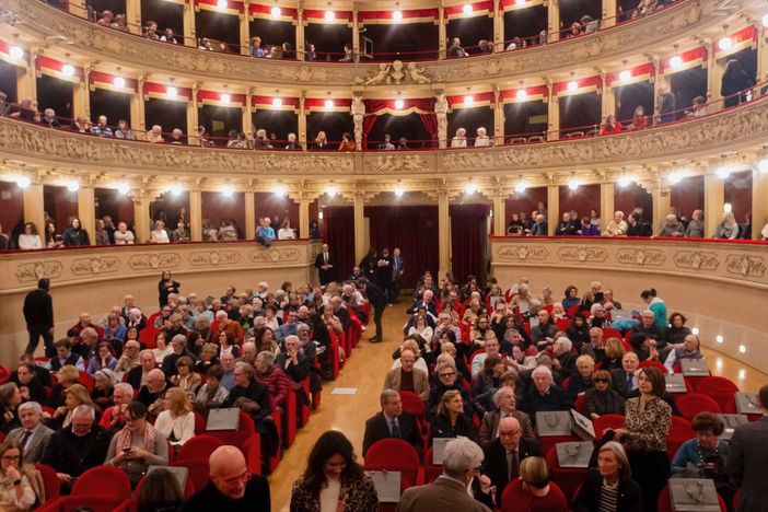 Un'immagine dell'Alfieri prima della cerimonia dell'Asti d'Appello 2023 (ph. Franco Rabino) Un'immagine dell'Alfieri prima della cerimonia dell'Asti d'Appello 2023 (ph. Franco Rabino)