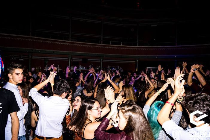 Un momento della serata di novembre al Palco 19