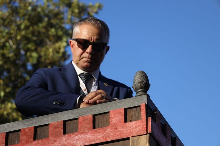 Il mossiere Bircolotti. Foto di Merfephoto