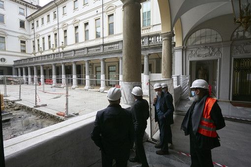 Intesa Sanpaolo, a Torino entra nel vivo il cantiere delle Gallerie d'Italia di piazza San Carlo