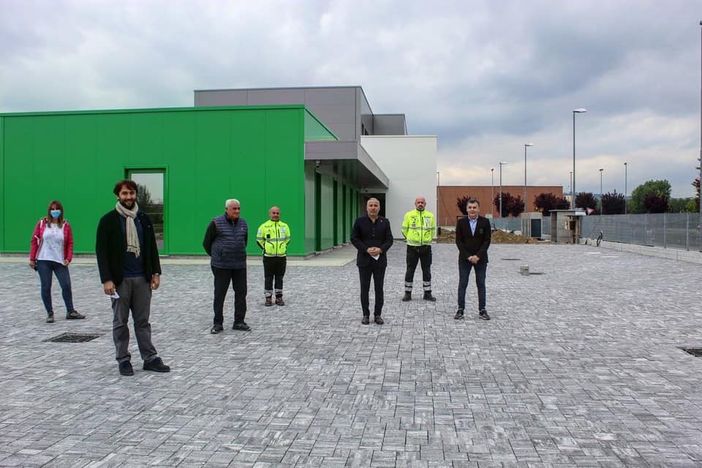 Fabio Carosso in visita alla nuova sede della Croce Verde di Nizza Monferrato