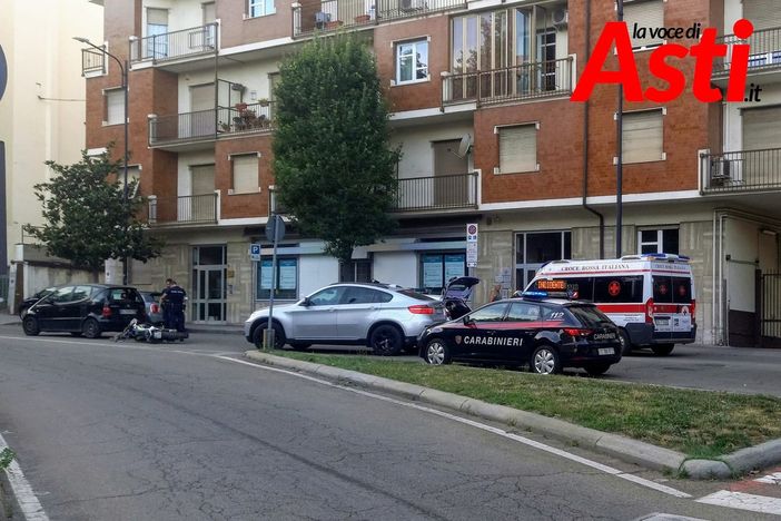 Rilievi incidente stradale in piazza Vittorio Veneto, ad Asti Rilievi incidente stradale in piazza Vittorio Veneto, ad Asti