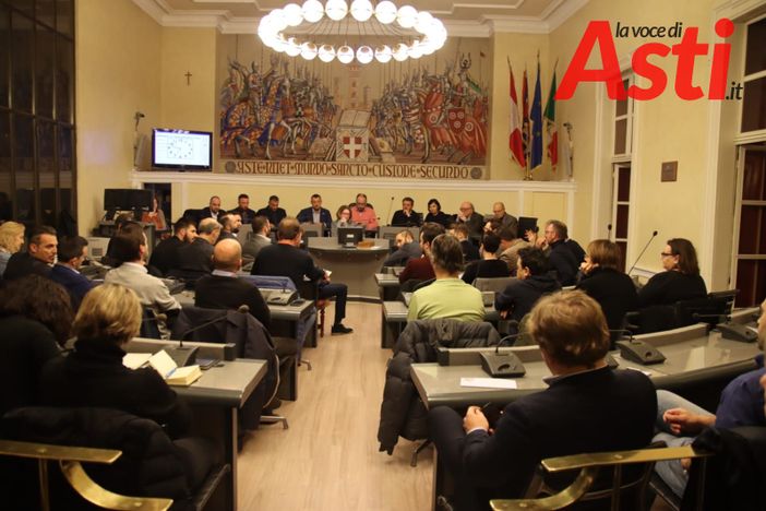 Immagine d'archivio di un precedente Consiglio del palio aperto al pubblico Immagine d'archivio di un precedente Consiglio del palio aperto al pubblico