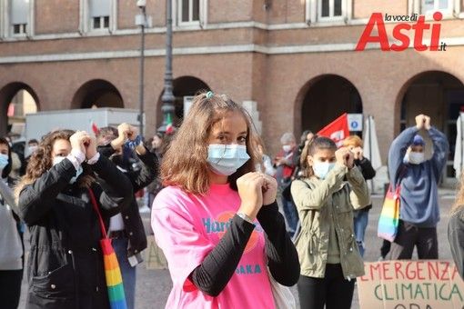 Una delle manifestazioni dei Fridays Una delle manifestazioni dei Fridays