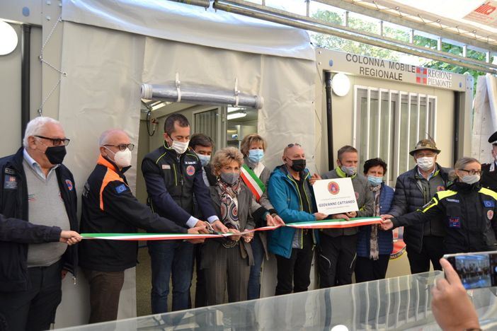 Inaugurata la nuova cucina da campo della Protezione Civile regionale