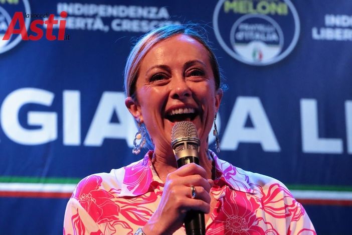 Giorgia Meloni in occasione della visita del 20 maggio 2022 (Merphefoto)