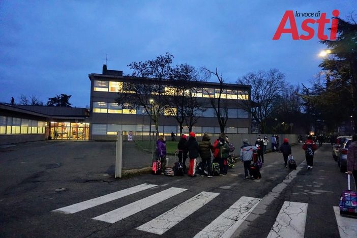Primo giorno di scuola Asti 7 gennaio 2021 Primo giorno di scuola Asti 7 gennaio 2021