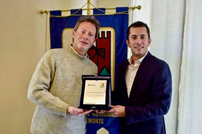 Passaggio di consegne tra Emanuele Ramella e Marco Gabusi (a destra)