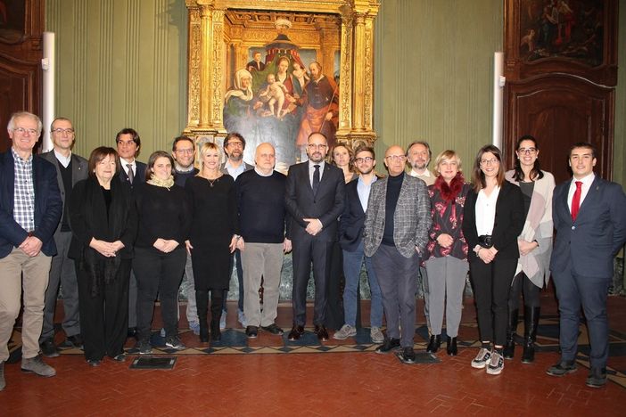 Le due Giunte riunite a Palazzo Comunale - Alba Le due Giunte riunite a Palazzo Comunale - Alba