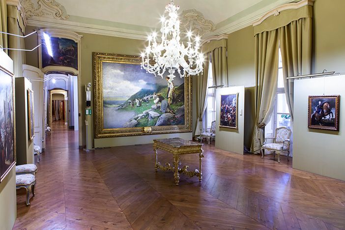 Due splendide sale di Palazzo Mazzetti Due splendide sale di Palazzo Mazzetti
