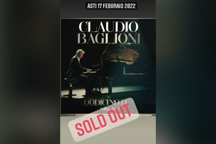 Locandina concerto Cladio Baglioni: biglietti già sold out Locandina concerto Cladio Baglioni: biglietti già sold out