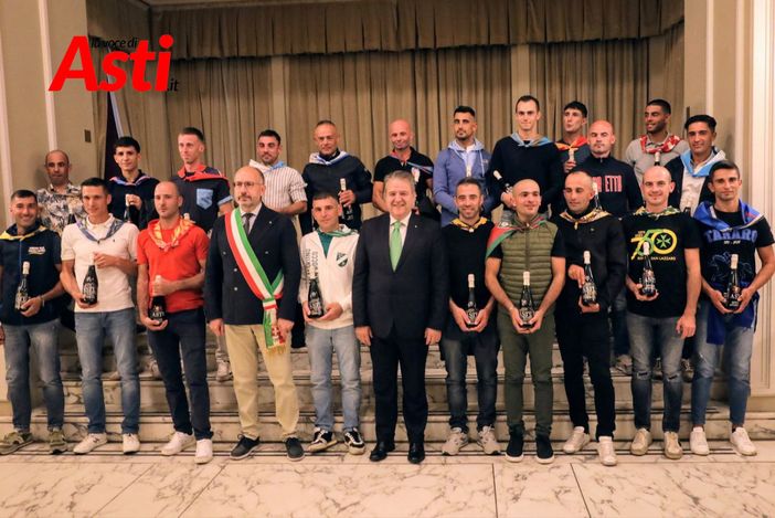 I ventuno fantini che correranno il Palio (Merphefoto)