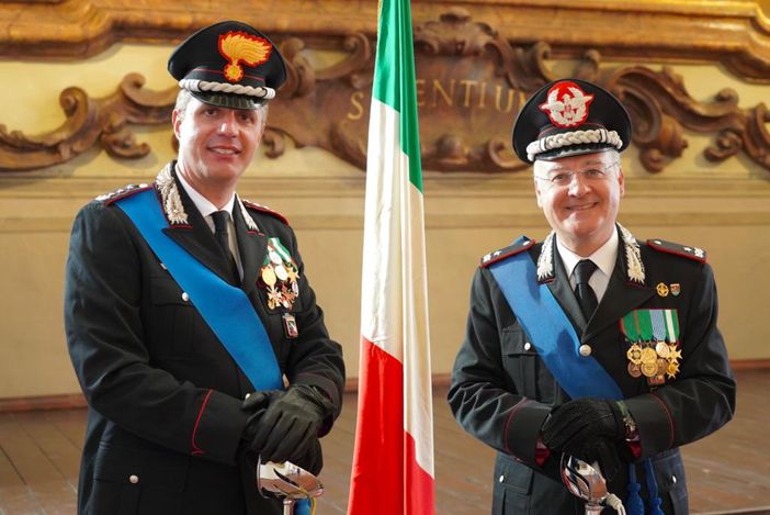 Il Colonnello Federici (a sinistra), ritratto con il Generale Angrisani Il Colonnello Federici (a sinistra), ritratto con il Generale Angrisani