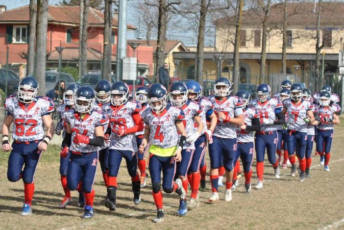 Nuovi allenamenti per l'Alfieri Asti American Football, in vista del prossimo Campionato