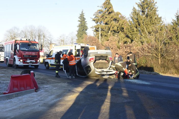 Incidente in corso Alessandria ad Asti tra una Toyota Yaris e una Fiat Punto (in aggiornamento)
