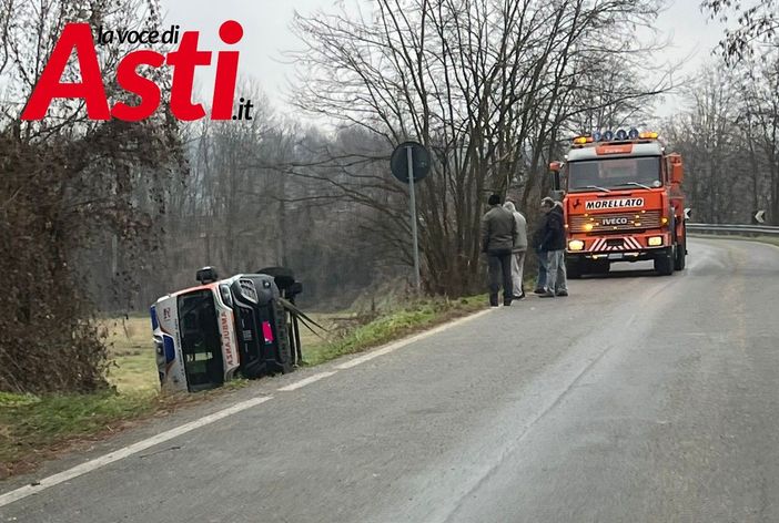 Un'immagine dell'incidente avvenuto sabato mattina Un'immagine dell'incidente avvenuto sabato mattina