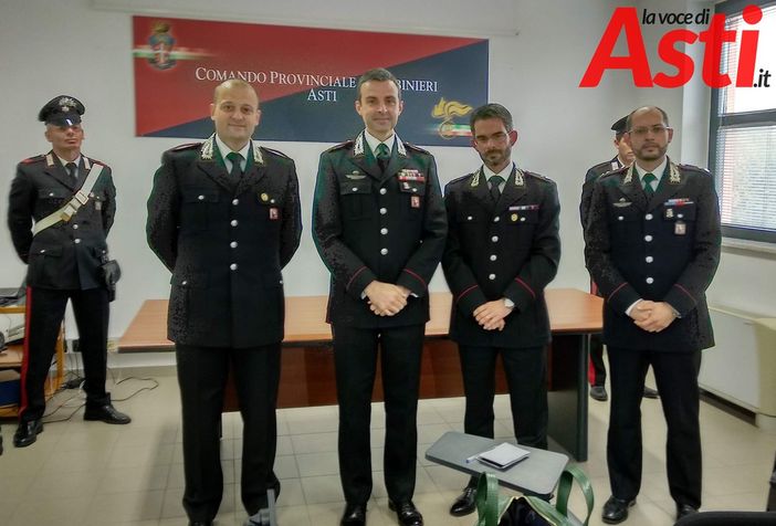 Nell'immagine, da sinistra: il ten. Roberto Iandiorio, il ten. col. Pierantonio Breda, il magg. Maurizio Hoffmann e il parigrado Alessio Gallucci Nell'immagine, da sinistra: il ten. Roberto Iandiorio, il ten. col. Pierantonio Breda, il magg. Maurizio Hoffmann e il parigrado Alessio Gallucci