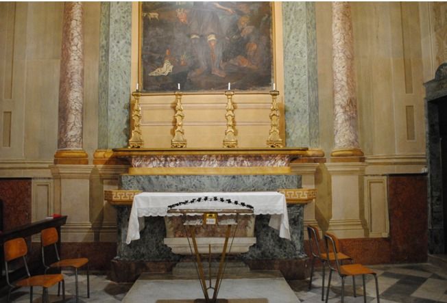 Altare laterale sinistro dopo il restauro