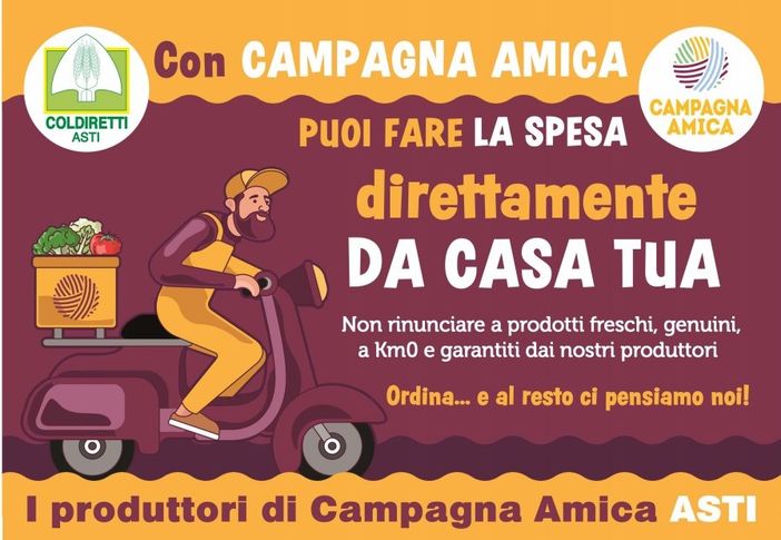 Con “Campagna Amica” di Coldiretti, i prodotti del territorio arrivano direttamente a domicilio