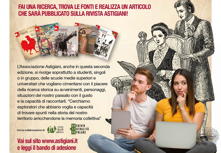 Da Astigiani, tornano le Borse di ricerca Luciano Nattino