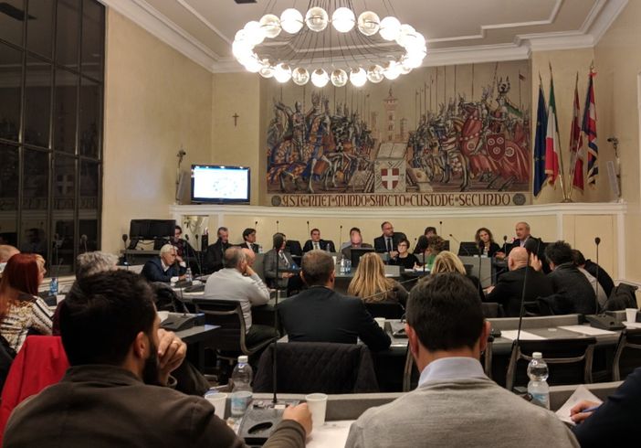 Un immagine d'archivio del consiglio comunale di Asti