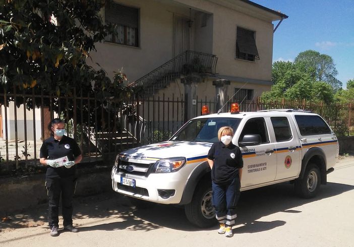 Castelnuovo Belbo, in consegna a tutti i residenti le mascherine della Regione