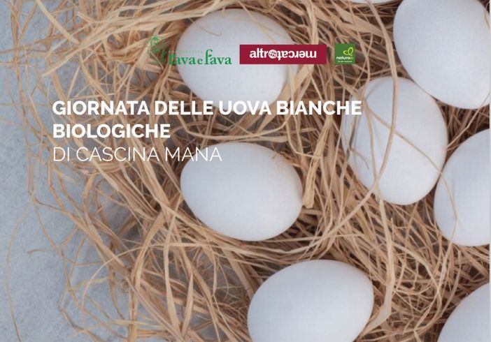 Una gustosa giornata dedicata alle uova bianche bio di Cascina Mana al NaturaSì di corso Torino